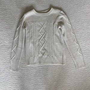 cable knit sweater